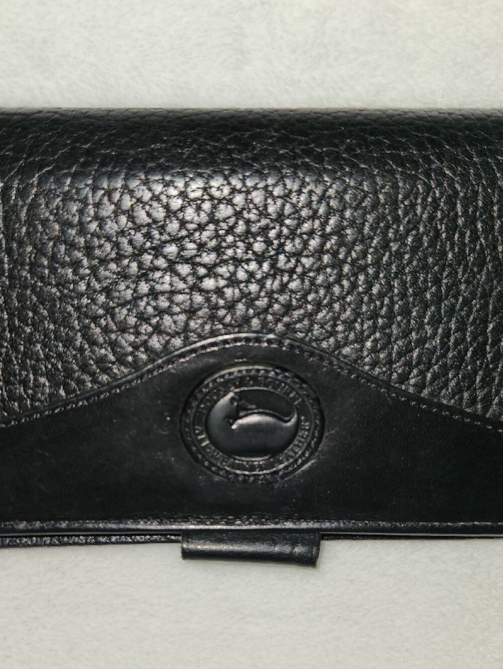 Dooney & Bourke Black Leather Wallet/Checkbook Cover - Picture 2 of 5